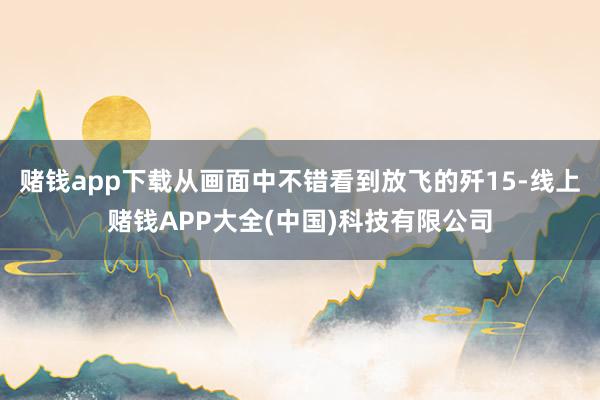 赌钱app下载从画面中不错看到放飞的歼15-线上赌钱APP大全(中国)科技有限公司
