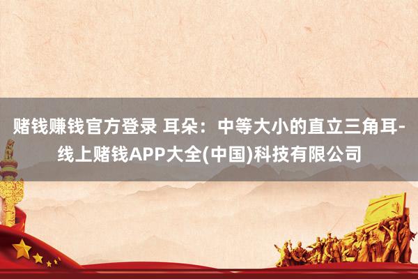 赌钱赚钱官方登录 耳朵：中等大小的直立三角耳-线上赌钱APP大全(中国)科技有限公司